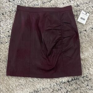 Free People  Burgundy Skirt